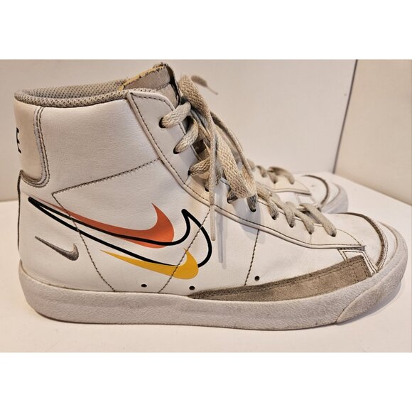 Nike Blazer Mid '77 'Multi Swoosh - Used US 10 High Tops Leather - Picture 2 of 16